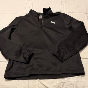 Puma Black Long-Sleeve Top